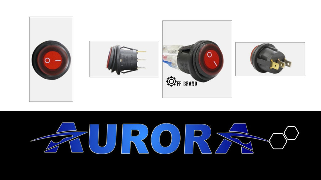 aurora 3 pin light bar switch