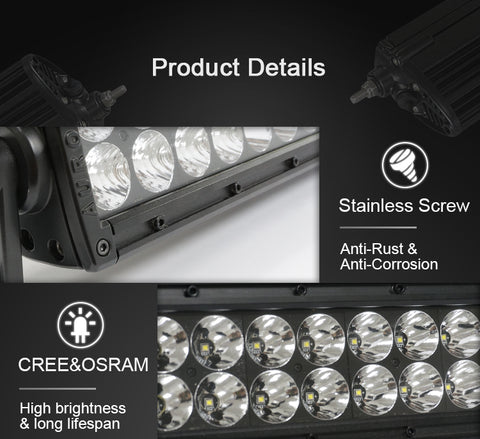 Aurora LED light bar lens