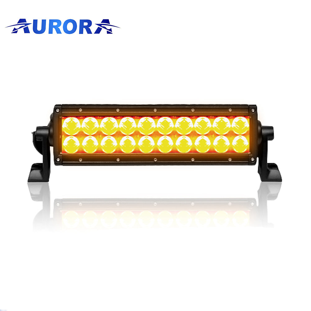 Aurora amber 10 inch led light bar