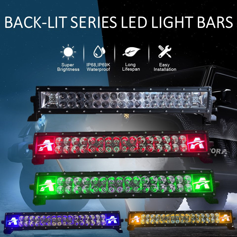 aurora colored led light bars