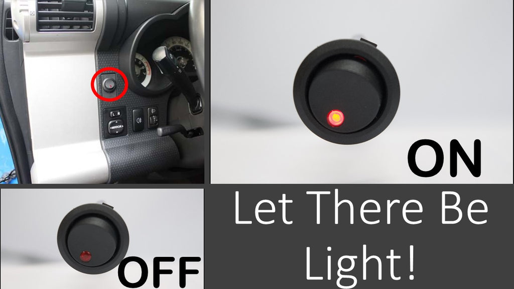 Aurora 3 pin light bar switch