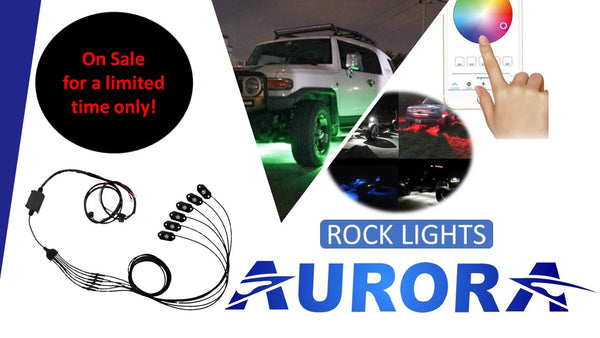 Aurora LED rock light kit