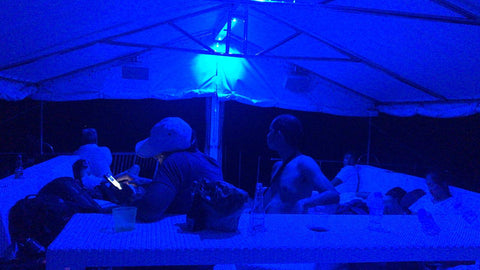 aurora blue led boat lights