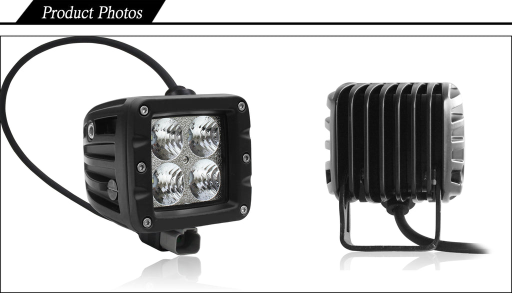 Aurora golf cart 3 inch led lights