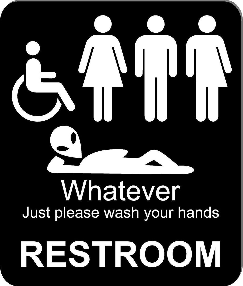 funny-bathroom-sign-8-1-2-x-10-restroom-sign-aluminum-new-an-alien-men