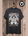 Nashville Music Tour 1984 Graphic Tee-Graphic Tee-Lotus Fashion-Small-Vintage Black-cmglovesyou