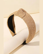 Rattan Braided Headband-headband-Anarchy Street-Beige-cmglovesyou