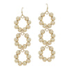 Triple Drop Earring-Earrings-What's Hot Jewelry-Gold-cmglovesyou