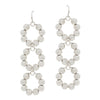 Triple Drop Earring-Earrings-What's Hot Jewelry-Silver-cmglovesyou