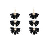 Crystal Three Drop Earrings-Earrings-What's Hot Jewelry-Black-cmglovesyou