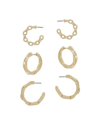 Hoop Earring Set-Earrings-What's Hot Jewelry-cmglovesyou