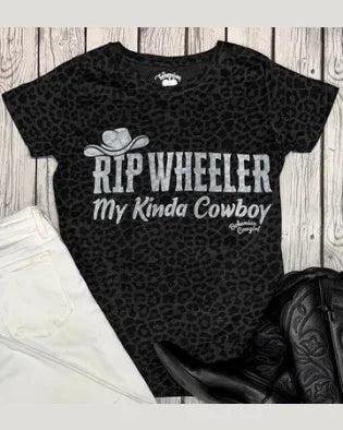 RIP My Kinda Cowboy Tee-T-Shirt-Bohemian Cowgirl-Small-cmglovesyou