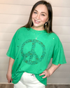 Peace Sign Tee-T-Shirt-Easel-Small-Ash-cmglovesyou