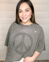 Peace Sign Tee-T-Shirt-Easel-Small-Ash-cmglovesyou