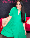 Solid Raglan Sleeve Dress-dress-Jodifl-Small-Kelly Green-cmglovesyou