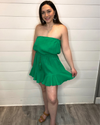 Strapless Ruffled Romper-Romper-Gilli-Small-Green-cmglovesyou