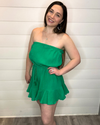 Strapless Ruffled Romper-Romper-Gilli-Small-Green-cmglovesyou