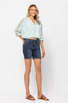 High Rise Mid Length Shorts-Judy Blue-Small-cmglovesyou