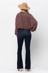 Dark Wash Flare Jeans-Pants-Judy Blue-0-cmglovesyou