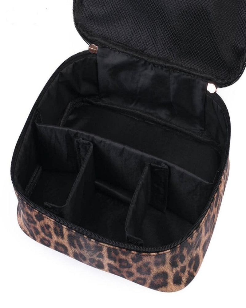 Leopard Makeup Cases-Bag and Purses-Julia Rose Wholesale-cmglovesyou