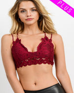 Lovely Lace Scallop Bralette-bralette-Cherish-Small-Black-cmglovesyou