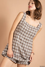 Soft Tweed Dress-Tops-Kori America-Tan Multi-Small-cmglovesyou