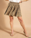 Crinkle Foggy Foil Tiered Skirt-bottoms-Kori America-Small-Gold-cmglovesyou