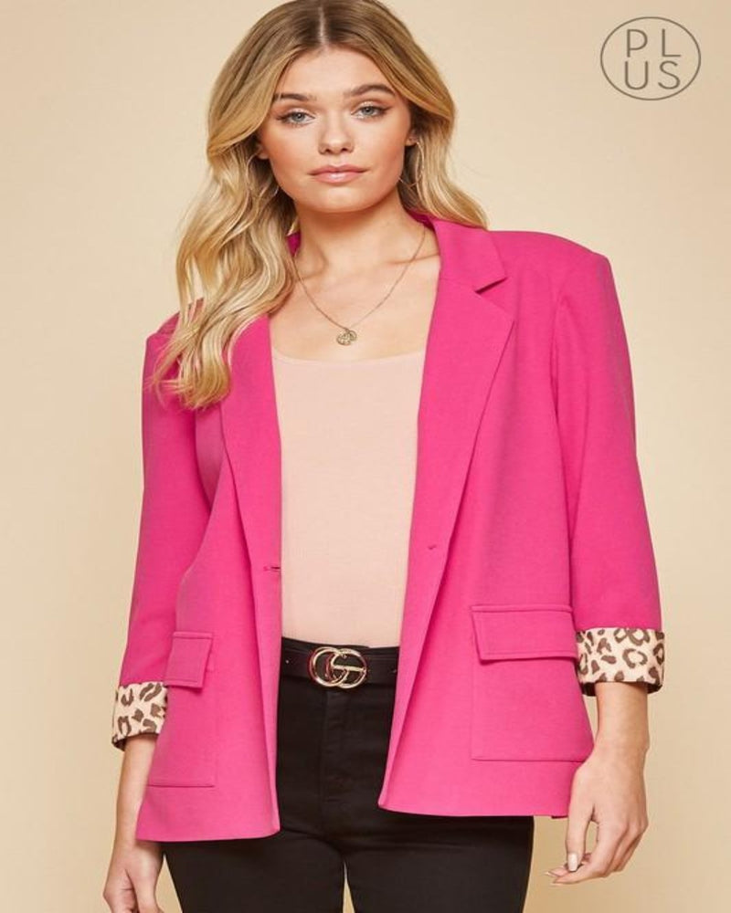 Chic N' Style Blazer-Sweaters-Andree by Unit-Small-Pink-cmglovesyou