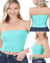 Such A Doll Tube Top-Tops-Zenana-Small-Mint-cmglovesyou