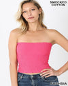 Such A Doll Tube Top-Tops-Zenana-Small-Fuchsia-cmglovesyou