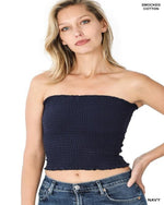 Such A Doll Tube Top-Tops-Zenana-Small-Ash-cmglovesyou