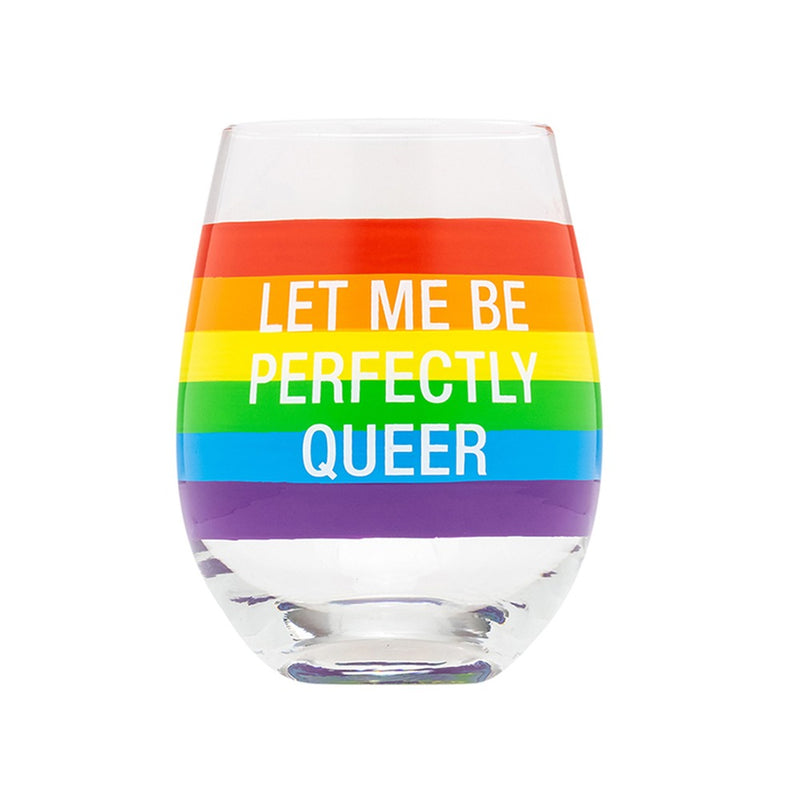 Wine Glass-Wine Glasses-About Face Designs-Perfectly Queer-cmglovesyou