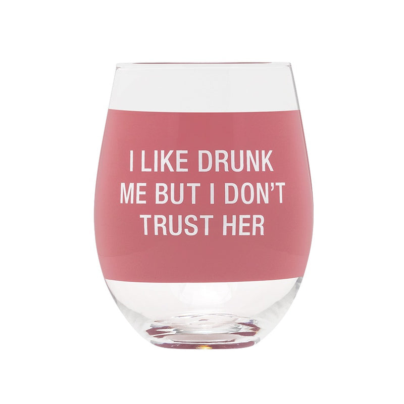 Wine Glass-Wine Glasses-About Face Designs-Trust Her-cmglovesyou