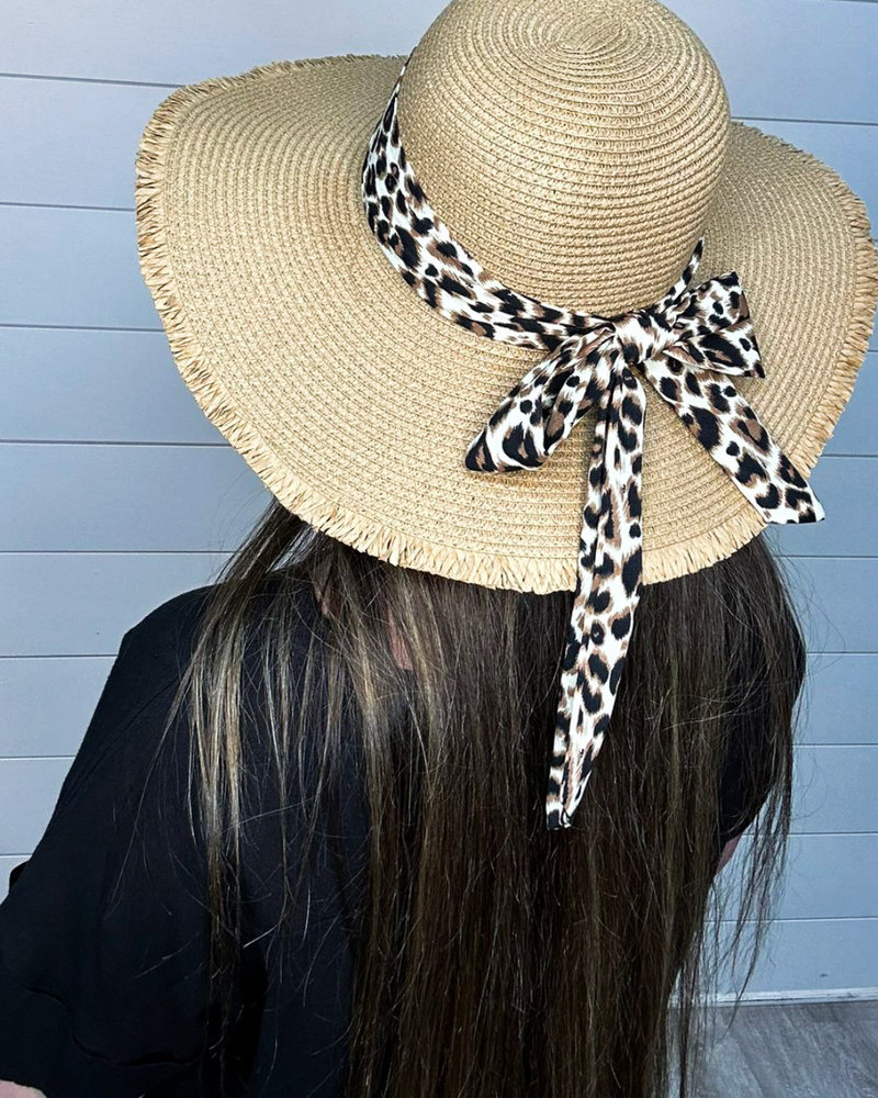 Round Top Straw Hat-Hats-Suzie Q USA-Black-cmglovesyou