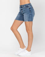 High Waist Mid Thigh Short-bottoms-Judy Blue-Small-cmglovesyou