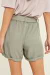 Belted Tencel Shorts-bottoms-Wishlist-Small-Gucci-cmglovesyou