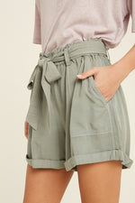 Belted Tencel Shorts-bottoms-Wishlist-Small-Gucci-cmglovesyou