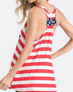 American Flag Bow Tank-Top-Heimish-Small-Navy-cmglovesyou