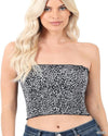 Leopard Tube Top-Tops-Zenana-Small-Grey-cmglovesyou