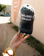 Make America Kind Again Trucker Hats-Hats-Katydid-Gray-cmglovesyou