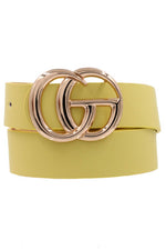 Gorgeous Metal Ring Buckle Belt-Accessories-ARTBOX-Lemon-cmglovesyou