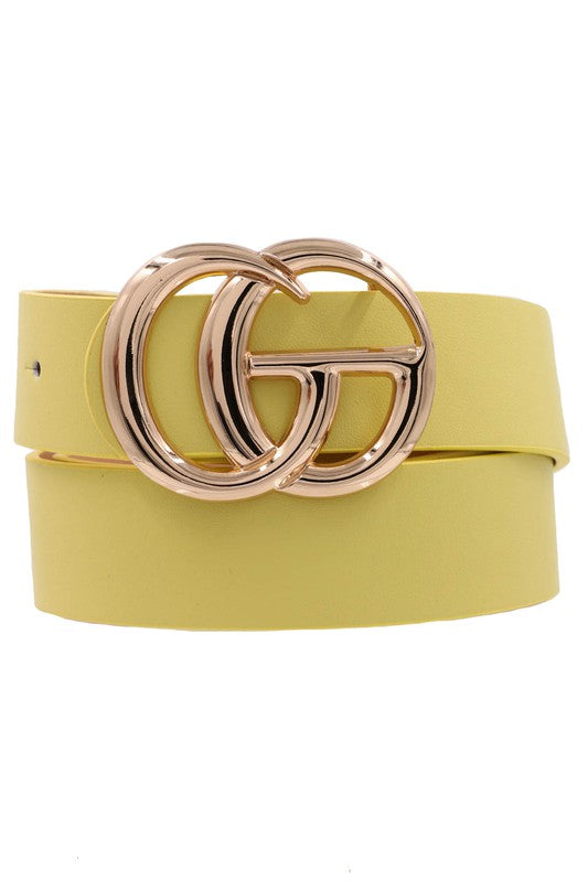 Gorgeous Metal Ring Buckle Belt-Accessories-ARTBOX-Lemon-cmglovesyou