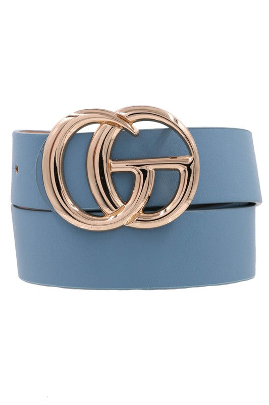 Gorgeous Metal Ring Buckle Belt-Accessories-ARTBOX-Dusty Blue-cmglovesyou