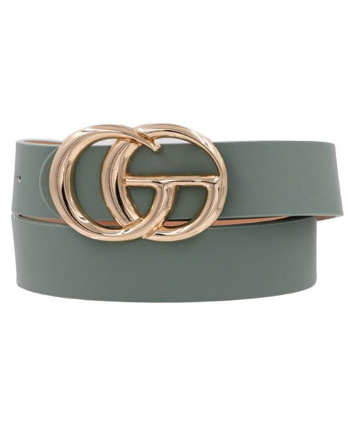 Gorgeous Metal Ring Buckle Belt-Accessories-ARTBOX-Dark Sage-cmglovesyou