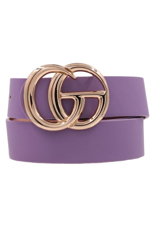 Gorgeous Metal Ring Buckle Belt-Accessories-ARTBOX-Lavender-cmglovesyou