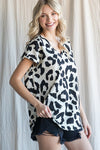 Leopard Print Cap Sleeve Top-Shirts & Tops-Jodifl-Small-cmglovesyou