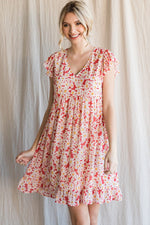 Floral Print Babydoll Dress-Dresses-Jodifl-Small-cmglovesyou