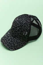 Leopard Cap-Hats-Wall to Wall-Leopard Black-cmglovesyou