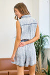 Button Down Romper-Jumpsuits & Rompers-Doe & Rae-Small-Black Denim-cmglovesyou