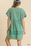 Mineral Wash Dress-Dresses-Umgee-Small-Jade-cmglovesyou